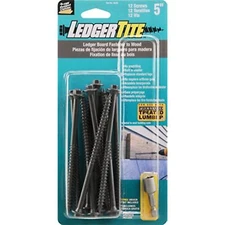 The Hillman Group 48101 LedgerTite Ledger Board Fastener to Wood, 5-Inch,