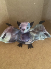 Ty Beanie Baby Batty Tye dyed Version Retired RARE Date Errors Mint 1996