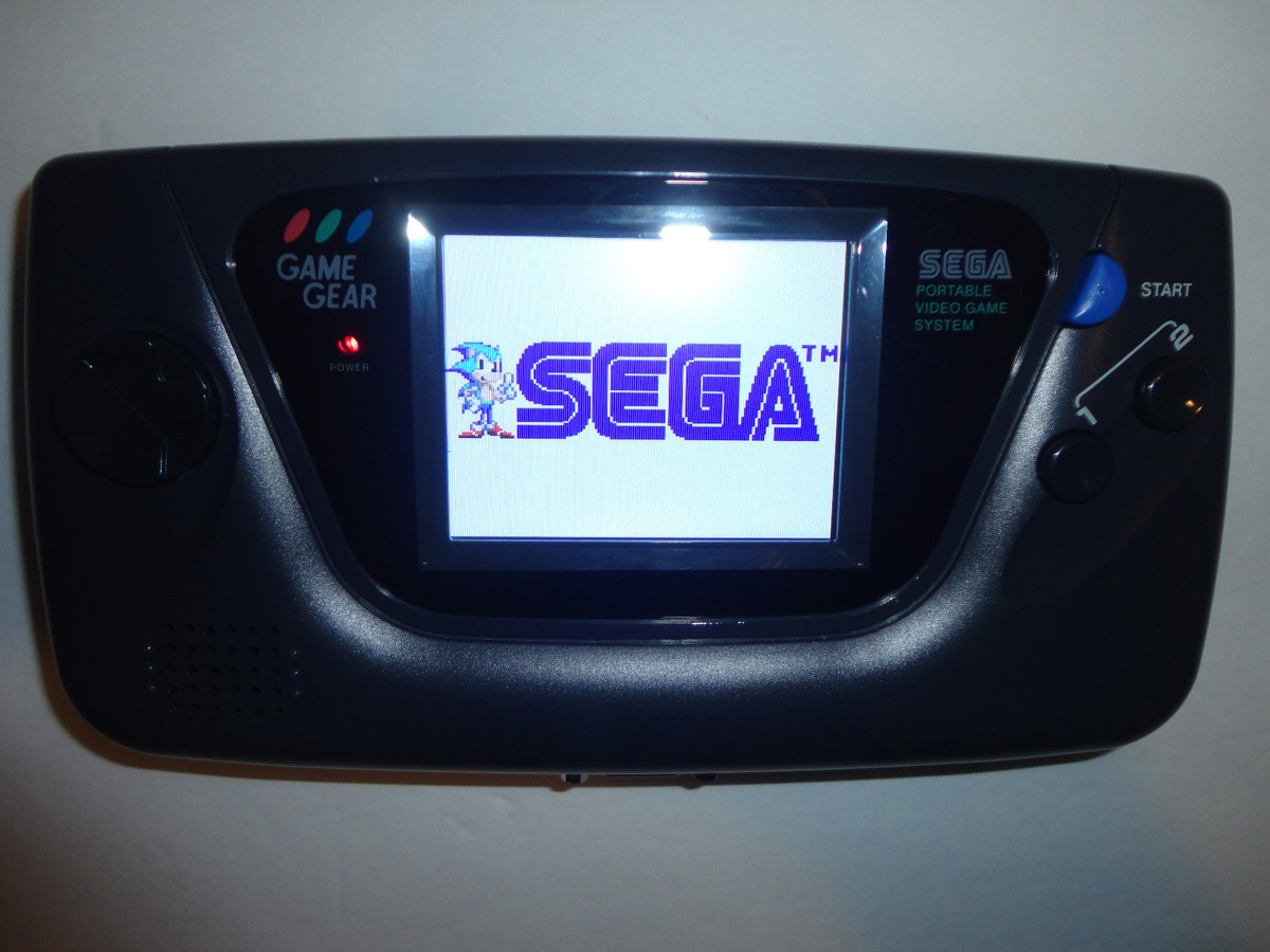 Sega Game Gear Launch Edition Black Handheld System lcd mod, vga