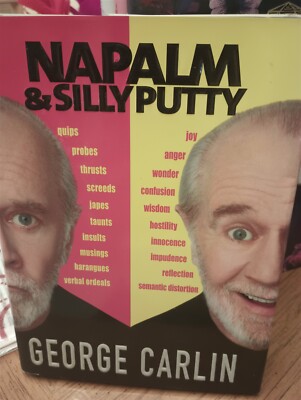 George Carlin Book Napalm & Silly Putty Hardcover 1st DJ HC   April 24, 2001