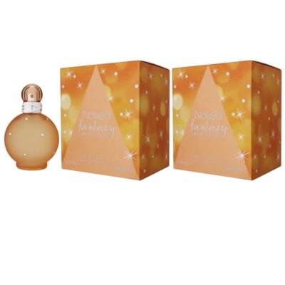 Britney Spears Naked Fantasy 2 x 100 ml Eau de Toilette EDT Set