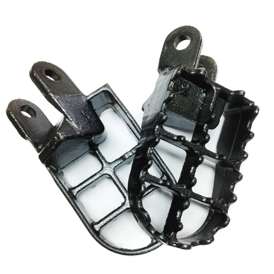 Clavijas de pie gris Motocross MX para Kawasaki KLX300R 1997-2007 1993-1995 KLX650 Foto 2 de 4