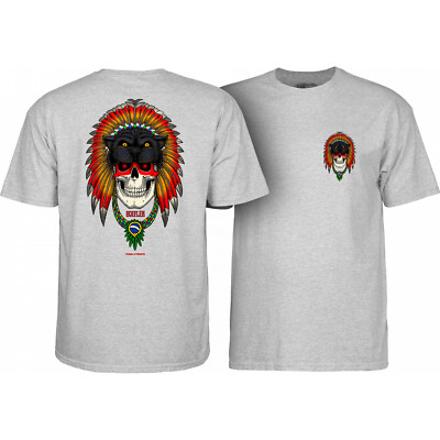 Powell Peralta Skateboard Shirt Kelvin Hoefler Skull Athletic 