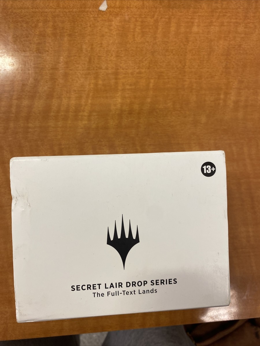 マジック：ザ・ギャザリング MTG secret lair the full-text lands Magic The Gathering, Secret Lair: The Full-Text Lands – Card