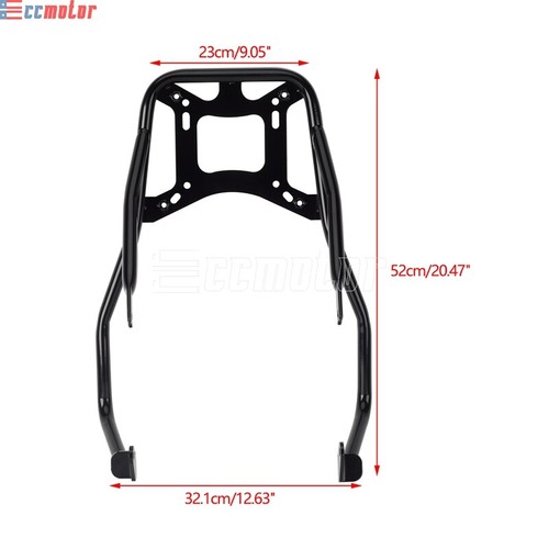Rear Luggage Case W/ Rack For Harley Softail Street Bob FXBB/S FXST 2018-2023 - Picture 4 of 12