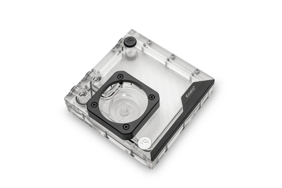 EKWB EK-Quantum Kinetic 3 FLT 140 D5/DDC Body Reservoir, D-RGB, Plexi - Image 2 of 4