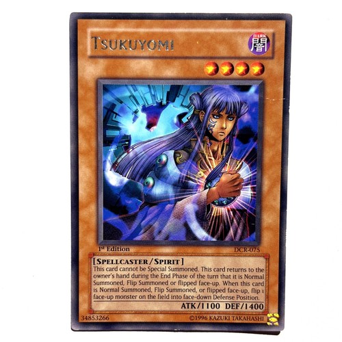 Yugioh Tsukuyomi DCR-075 Rare 1st Edition Moderately Played | eBay