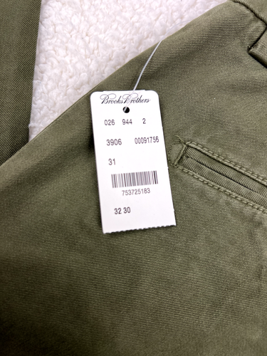Brooks Brothers Chino Pants Mens 32x30 100091756 Garment Dyed Collection Brown - Picture 3 of 7
