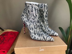 louboutin leopard booties