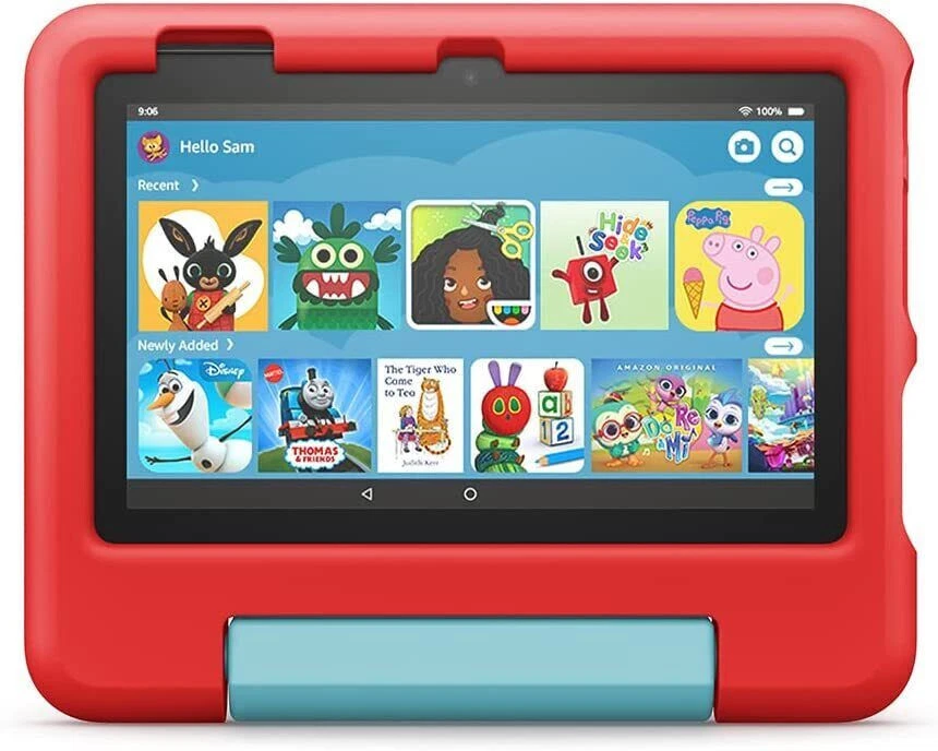 Amazon Fire 7" Kids tablet 16GB (ages 3-7) latest 2022 release UK model NEW !! - Image 2 of 4