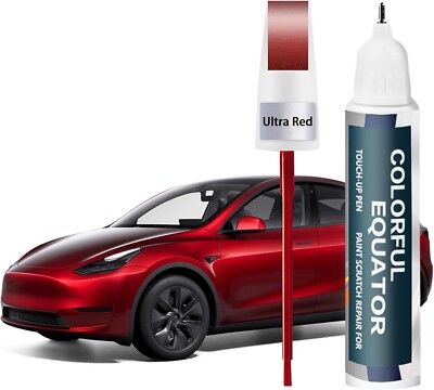 Touch up Paint Kit for Tesla Model Y/3/X/S Ultra Red DIY Repair Kit Chips Nick