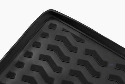 Tapis De Coffre En Caoutchouc Pour Skoda Karoq (à Partir De 2017) - Antidérapant, Imperméable, Résistant - Noir, 2 Pièces, Fabriqué En Turquie