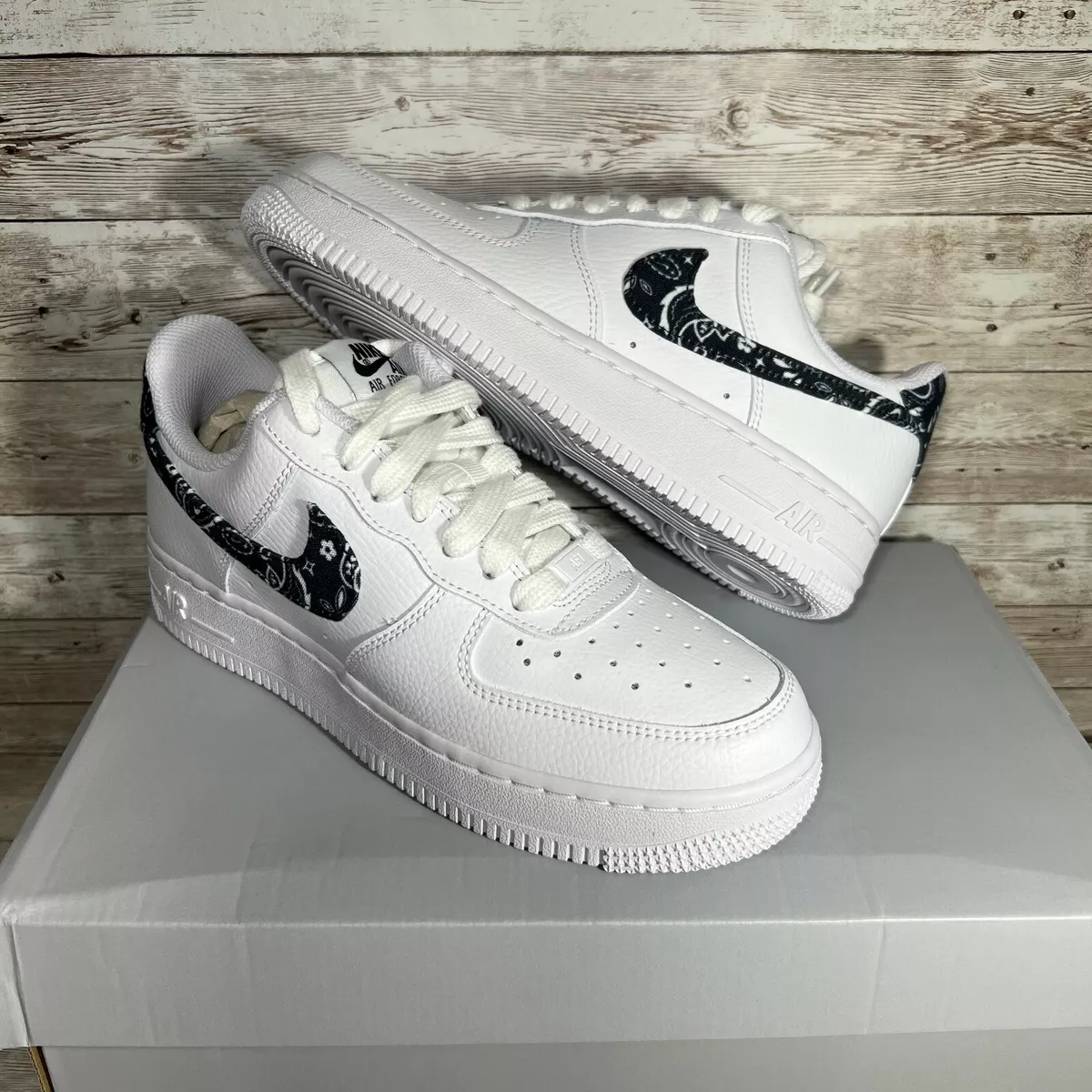 Nike Air Force 1 Low '07 Essential White Black Paisley (Women's)