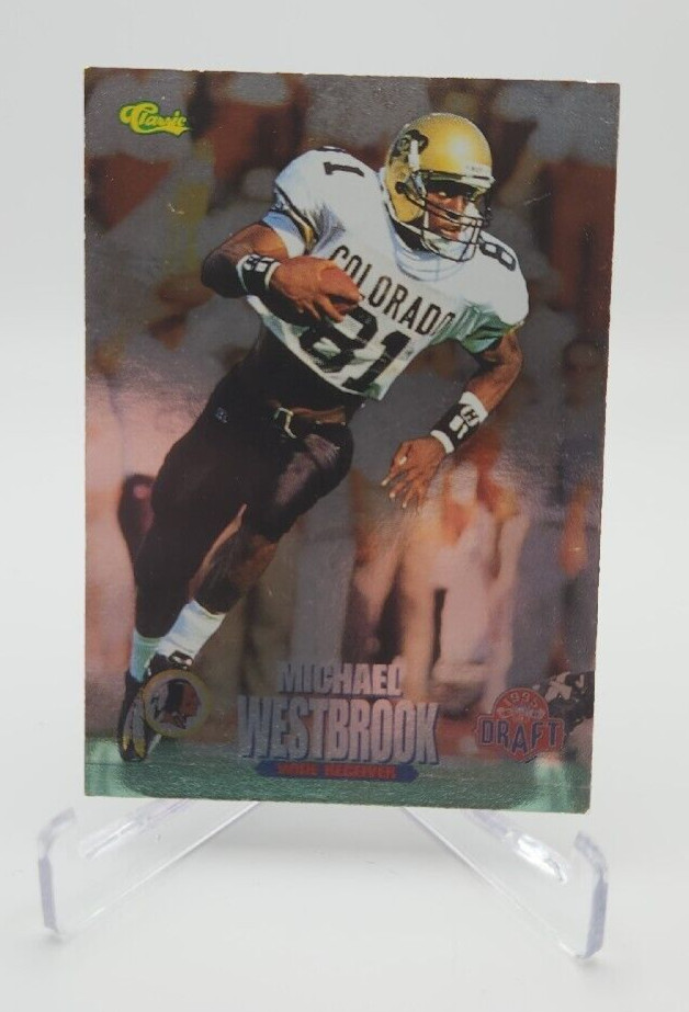 Michael Westbrook - 1995 - Classic - Silver - Washington Redskins - Rookie - #4