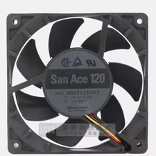 Sanyo 9G1212E403 12025 DC12V 0.58A 12CM 3-Pin Dual Ball Cooling Fan