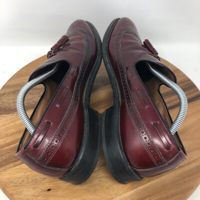 Allen Edmonds Mens Berwick Loafer Burgundy Almond Toe  display picture 1