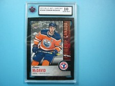 2017/18 UPPER DECK UD NHL HOCKEY CARD DAY #CAN-9 CONNOR MCDAVID KSA 10 GEM MINT
