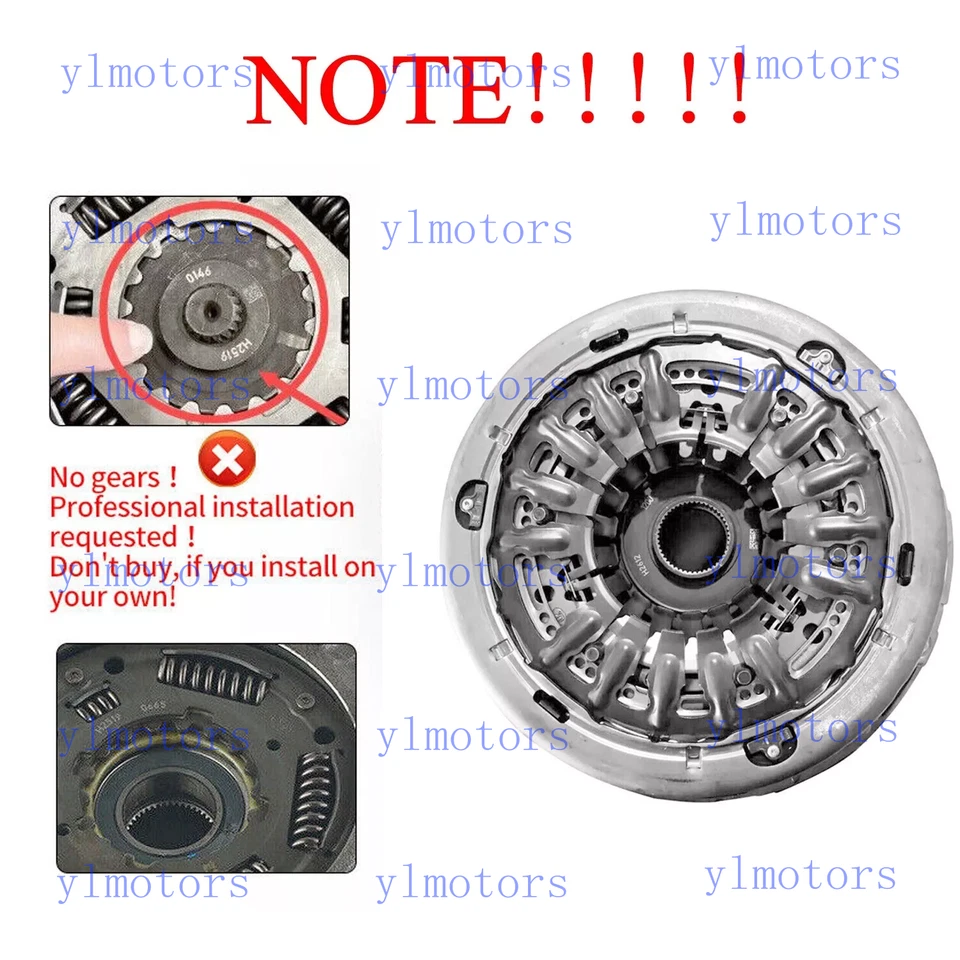 ▶For 2012-2019 Ford Focus Fiesta Transmission Dual Clutch Fork Kit 6DCT250 DPS6◀ Foto 2 de 4