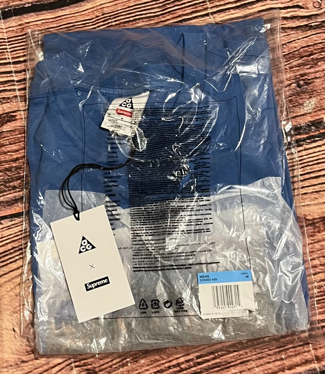 Supreme X Nike Grid Blue T-Shirt Size FW22 NWT | eBay