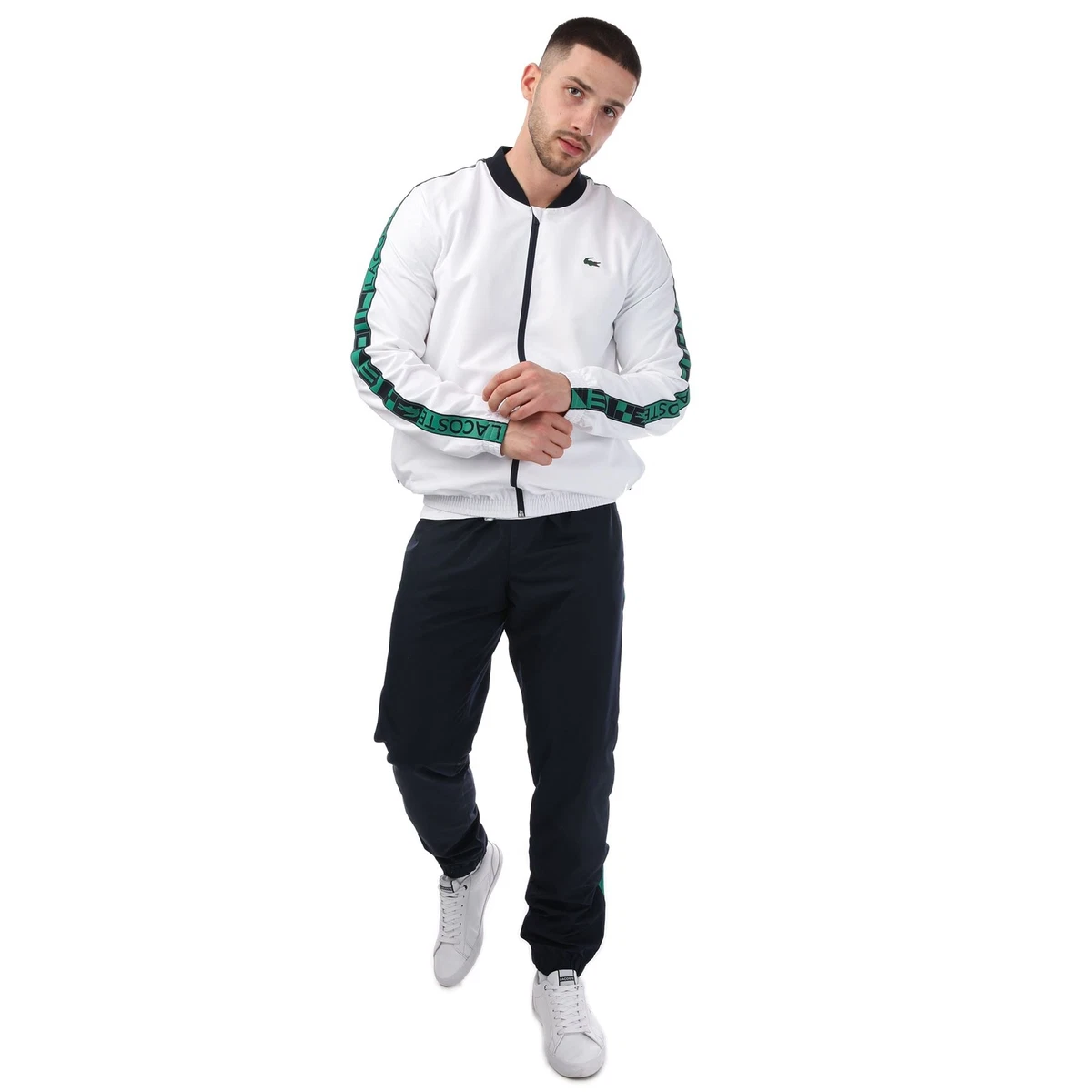 Lacoste men's tennis on sale warm up suits
