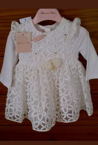 Blumarine abito cerimonia/battesimo e cappottino6 mesi autunno inverno  primavera | eBay
