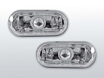 Pentru Side Indicator for Ford Fiesta MK6 VI Chrome Două-8 Unie TUNING BY KBF