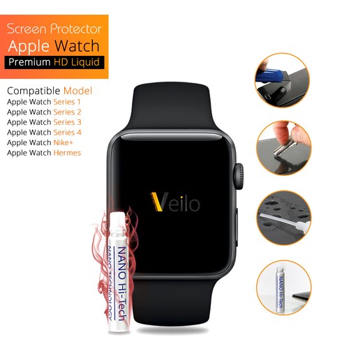 Nano Vetro Liquido Protezione Schermo Per Apple Watch Smart Watch | eBay