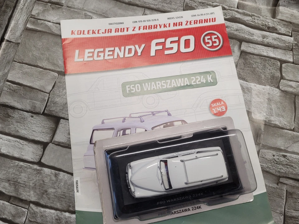 model cars 1.43 FSO WARSZAWA 224K Series Legend FSO NR.55 — 第 3/4 张图片
