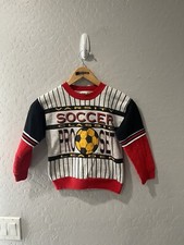 Vintage Varsity Soccer Classic Pro Set Kids Sweatshirt Size 7 Bin 1