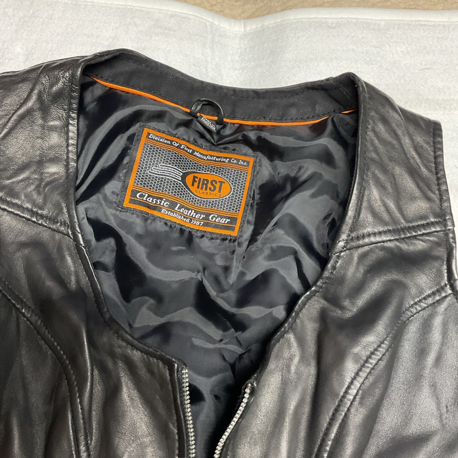 First Classics Womans Leather Gear  Motorcycle  V… - image 2