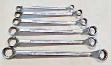 Chrome Vandium Offset Box End Wrench Set SAE 3/8" thru 1"