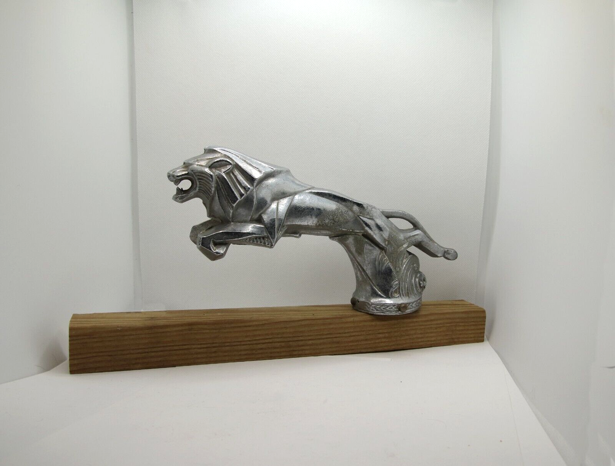 らっきーじゃっく　ライオンオブジェ RARE VINTAGE ART DECO LION CAR MASCOT HOOD ORNAMENT BY JOCQUES