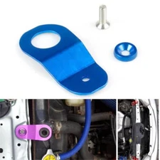 ALUMINUM RADIATOR STAY MOUNT BRACKET + WASHER KIT FOR HONDA CIVIC EK S2000 ACURA