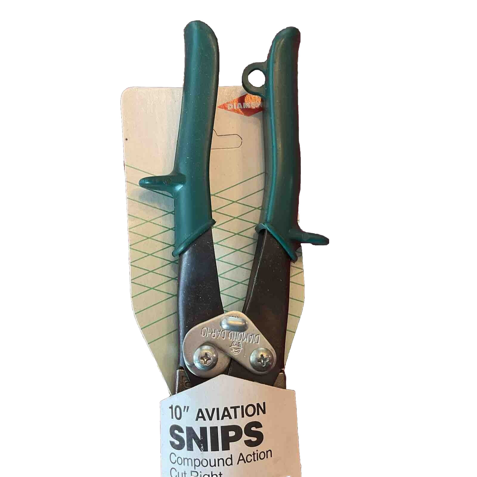 Diamond 10" Cut Right Aviation Snips DAR10GH USA Lifetime Warranty