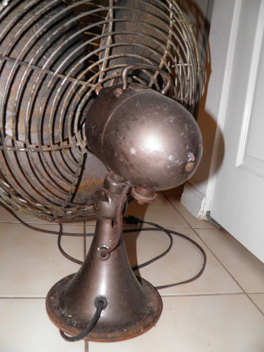 Antique Art Deco Oscillating Electric Industrial 20