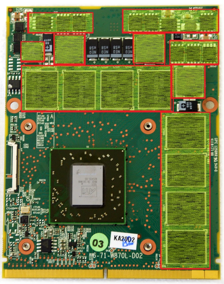 Clevo D900F VGA Upgrade Kit; NEW AMD Radeon HD5870M; 1GB DDR5; MXM 3.0b - Image 2 of 2