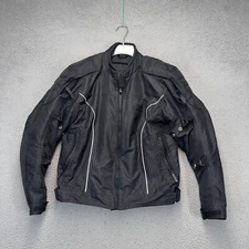 Cortech Tour Master Motorcycle Jacket Womens M Black LRX Series 2 No Back Pad