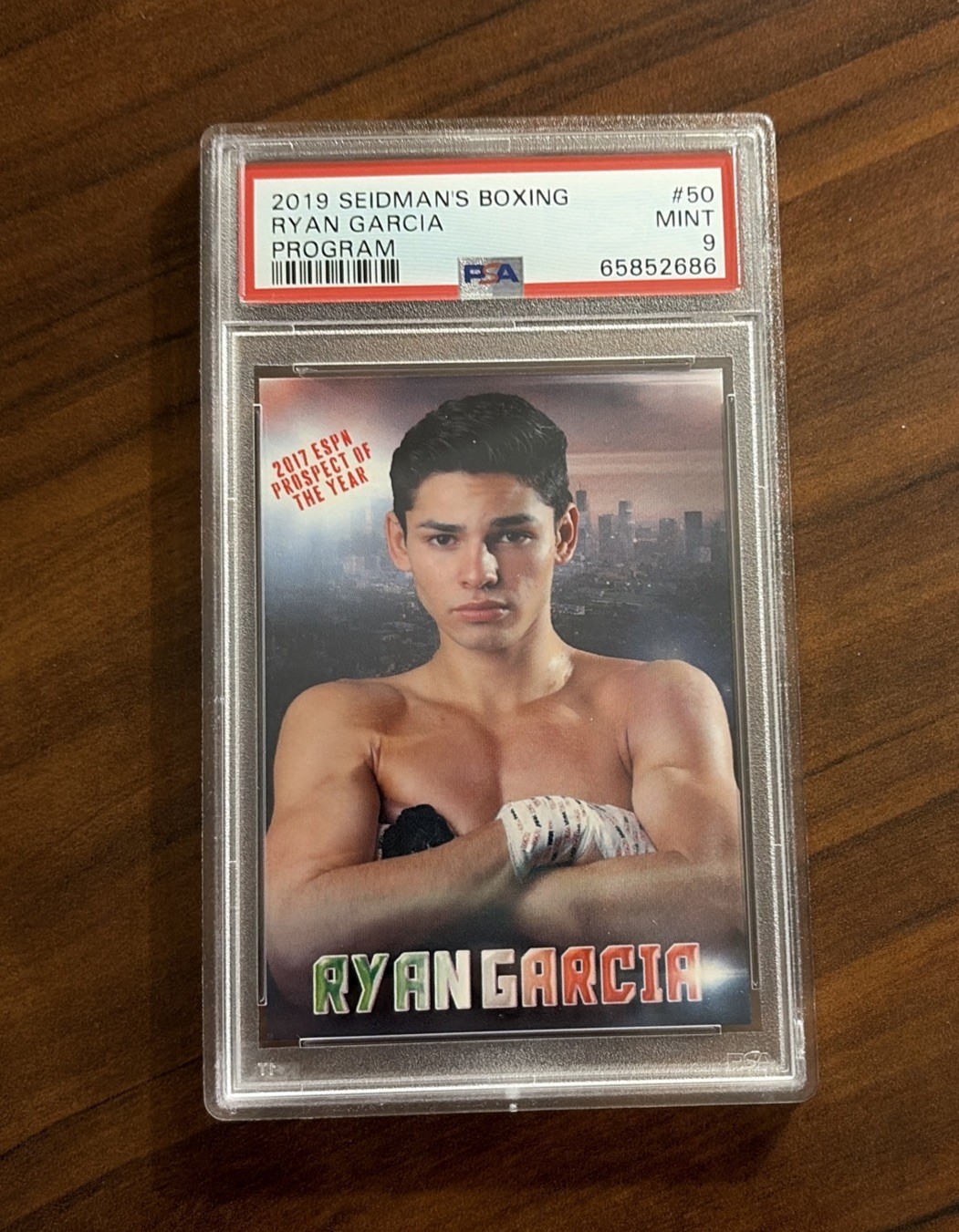 Ryan Garcia PSA 9 Seidman’s Boxing Cards 2019 Rookie Card (RC); True Rookie Card