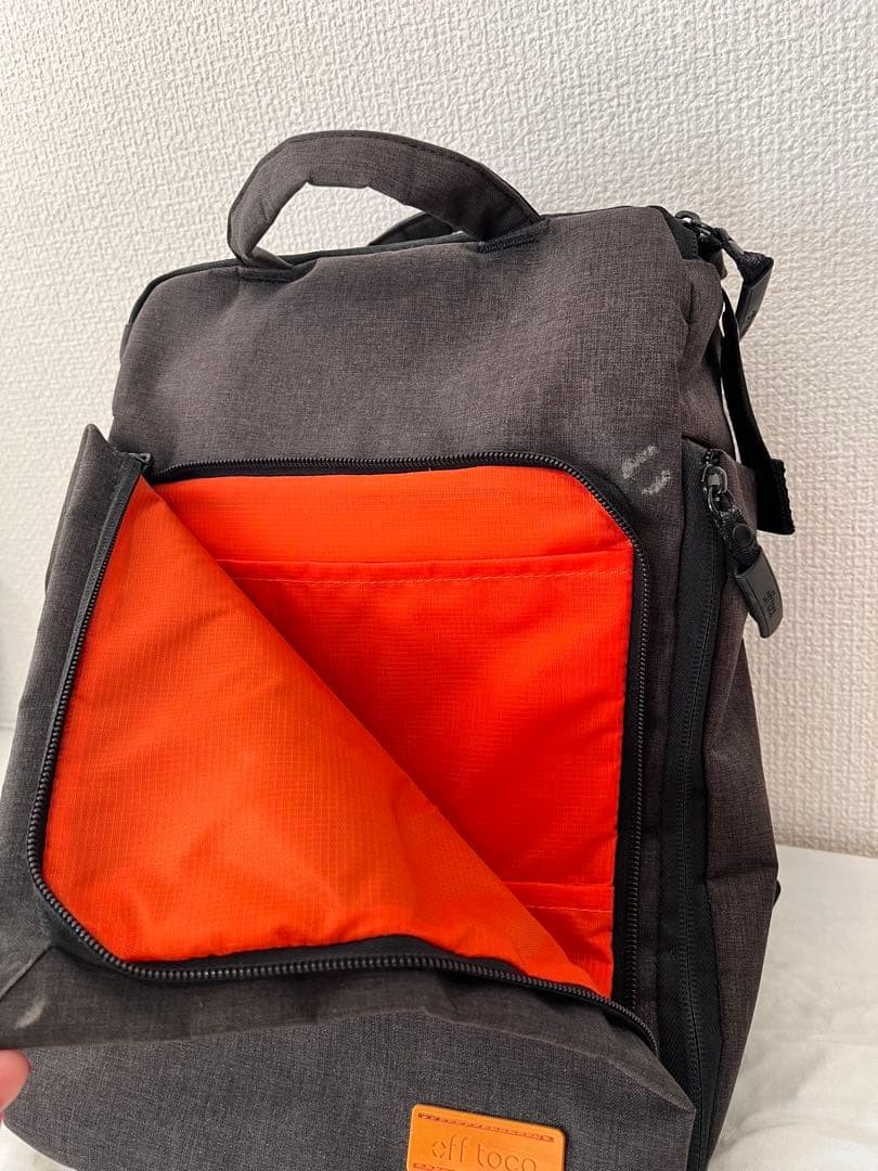 dark gray backpack simple Japan - image 2