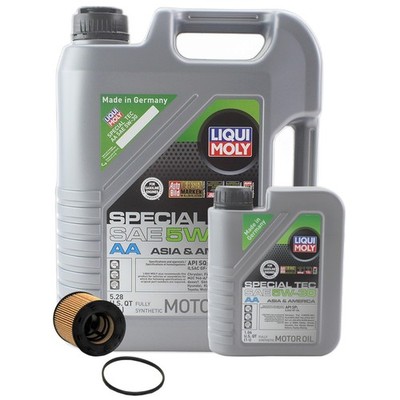 6L Liqui Moly Special Tec AA 5W-30 Wix Engine Oil Change Kit for Alero Cavalier