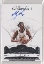 2017-18 Panini Flawless Flawless Auto 2/25 Myles Turner #FA-MT Auto 3d3