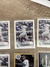 Lot of (6) Julio Rodriguez cards 2022 Topps Update and more Rookie Debut 