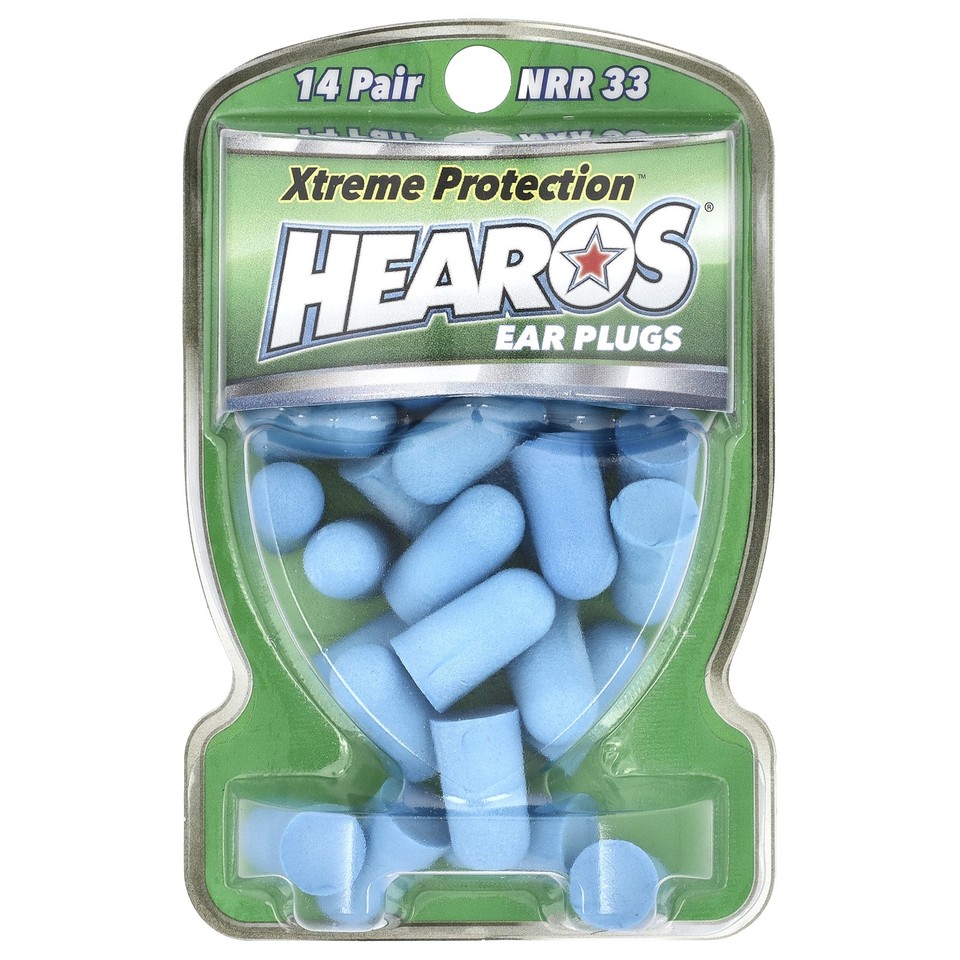 Xtreme Protection™ Ear Plugs, Blue, NRR 33, 14 Pairs