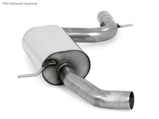  Edelstahl Sport-Mittelschalldämpfer VW Golf 6 1.8 TSI