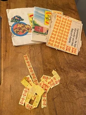 Top Value Stamps 1 Full Book 1 Partially Full Book Extra Pages & Stamps