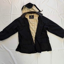 Loro Piana Navy Horsey Full Set w/ Jacket, Hood, And Vest 1992 Olympics Size XL