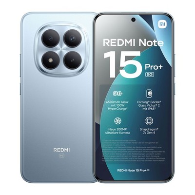 Xiaomi Redmi Note 15 Pro Plus 5G Smartphone 256GB Glacier Blue ''Gratis Versand''