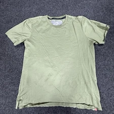 Porsche Design PUMA Shirt Mens Medium Green Short Sleeve Logo Athletic Tee
