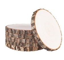 6 Pcs Large Wood Slices for Centerpieces 89 Inch Willow Round Rustic Wedding