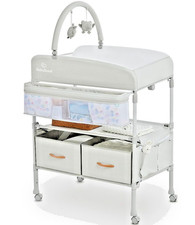 Portable Baby Changing Table, BabyBond Foldable Changing Table Dresser BB1009